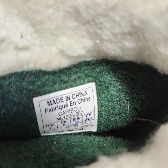 Sorel Womens Caribou Leather Upper Faux Fur Lace Up Winter Duck Boots US 7 - Picture 6 of 8